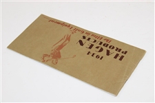 1934 Walter Hagen Products 'The Ultra in Golf Equipment' Catalog