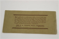 1934 Walter Hagen Products 'The Ultra in Golf Equipment' Catalog