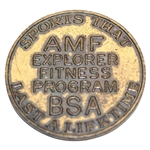 1950'S I Played Ben Hogan AMF Explorere Fitness Boy Scouts of America Medal