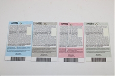 2011 Masters Tournament Thursday-Sunday 4-Day Ticket Set #A00092