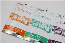 2019 Masters Tournament Thursday-Sunday 4-Day Ticket Set #B00064 - Tiger Woods Win
