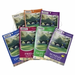 2016 Masters Tournament Monday-Sunday 7-Day Ticket Set #Z00075