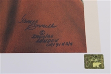 Jack Nicklaus Signed 1975 Masters 'Golfer of the Century' Print with Jack Golden Bear Hologram