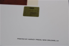 Jack Nicklaus Signed 1975 Masters 'Golfer of the Century' Print with Jack Golden Bear Hologram