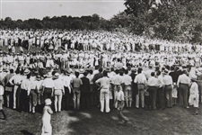 1930 Bobby Jones Columbia C.C. Underwood & U Wire Photo of Final Match During Grand Slam Season 