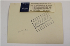 1930 Bobby Jones Columbia C.C. Underwood & U Wire Photo of Final Match During Grand Slam Season 