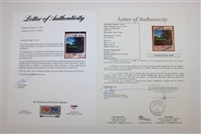 Jordan Spieth Signed 2015 Masters SERIES Badge #Q05504 with JSA & PSA Letters