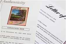 Jordan Spieth Signed 2015 Masters SERIES Badge #Q05504 with JSA & PSA Letters