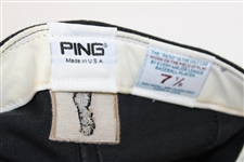 Jack Nicklaus Signed PING Gold & Black Fitted Hat - Size 7 1/8 JSA ALOA
