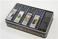 Tiger Slam Commemorative Golf Ball Tins for Masters, PGA, US Open, & OPEN Victories - Complete Set