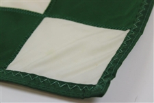 Tom Kite Signed Pebble Beach Green/White Course Flag with 1992 US Open Inscription JSA ALOA