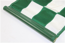 Tom Kite Signed Pebble Beach Green/White Course Flag with 1992 US Open Inscription JSA ALOA