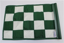 Tom Kite Signed Pebble Beach Green/White Course Flag with 1992 US Open Inscription JSA ALOA