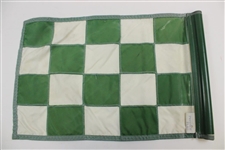 Pebble Beach Green/White Checkered Course Flag