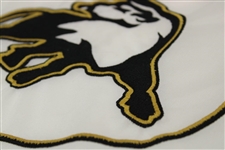 The Bull at Pinehurst Farms Course Flown White Embroidered Flag
