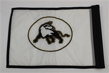 The Bull at Pinehurst Farms Course Flown White Embroidered Flag