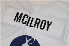 Rory McIlroy Signed The OPEN Championship Caddie Bib JSA #V91271