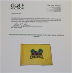 1993 Colonial Championship 18th Hole Winning Flag - Fulton Allem Winner - Bob Burns Collection