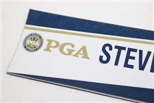 2009 PGA Championship at Hazeltine Locker Room Name Plate - Steve Elkington