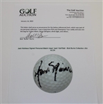 Jack Nicklaus Signed Personal Match Used 'Jack' Golf Ball - Bob Burns Collection JSA ALOA