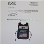 Bob Tway Official USA Caddie Bib from Champions Tour Charles Schwab Cup - Bob Burns Collection