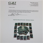 1982 PGA Official Golf Card Set - Bob Burns Collection