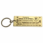 1986 US Open at Shinnecock Hills Golf Club Commemorative Key Ring - Bob Burns Collection