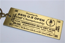 1986 US Open at Shinnecock Hills Golf Club Commemorative Key Ring - Bob Burns Collection