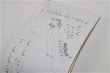 2011 PGA Championship at Atlanta Athletic Club Used Yardage Book Bob Burns Caddie on Steve Elkington Bag