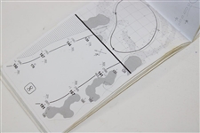 2011 PGA Championship at Atlanta Athletic Club Used Yardage Book Bob Burns Caddie on Steve Elkington Bag
