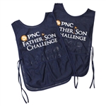 PNC Father & Son Caddie Bibs for Steve Elkington & Son with Contestant Badges for 2012 & 2013
