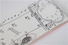 1993 US Open at Baltusrol Match Used Yardage Book with Gifted Caddy Pin - Fulton Allem Bag - Bob Burns Collection