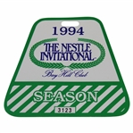 1994 Nestle Invitational Season Badge - Tiger Woods 5th Career PGA Event as Amateur - Bob Burns Collection