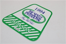 1994 Nestle Invitational Season Badge - Tiger Woods 5th Career PGA Event as Amateur - Bob Burns Collection