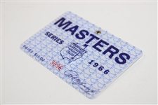 1966 Masters Tournament SERIES Badge #3896 - Jack Nicklais Winner