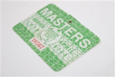 1978 Masters Tournament SERIES Badge #10567 - Gary Player Winner