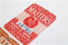1977 & 1981 Masters Tournament SERIES Badges #12148 & #19720 - Tom Watson Winner