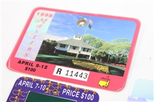 1989, 1994-1996, & 1998-2000 Masters Tournament SERIES Badges