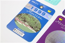 1989, 1994-1996, & 1998-2000 Masters Tournament SERIES Badges