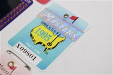 1989, 1994-1996, & 1998-2000 Masters Tournament SERIES Badges