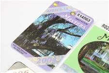 2004, 2006, & 2010 Masters Tournament SERIES Badges - Phil Mickelson Masters Wins