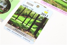 2007, 2008, 2009, 2010, & 2011 Masters Tournament SERIES Badges