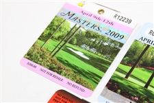 2003, 2009, & 2011 Masters Tournament SERIES Badges #R13219, #R12239, & #R02268
