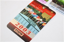 2003, 2009, & 2011 Masters Tournament SERIES Badges #R13219, #R12239, & #R02268