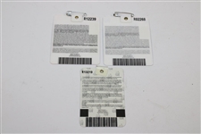 2003, 2009, & 2011 Masters Tournament SERIES Badges #R13219, #R12239, & #R02268