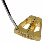 Greg Chalmers 2011 Australian PGA Winner Bobby Grace Gold Plated Left Handed Putter
