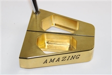 Greg Chalmers 2011 Australian PGA Winner Bobby Grace Gold Plated Left Handed Putter