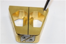Greg Chalmers 2011 Australian PGA Winner Bobby Grace Gold Plated Left Handed Putter