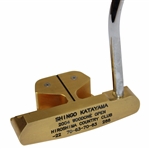 Shingo Katayama 2004 Woodone Open Winner Bobby Grace Gold Plated Putter