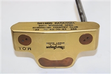 Shingo Katayama 2004 Woodone Open Winner Bobby Grace Gold Plated Putter